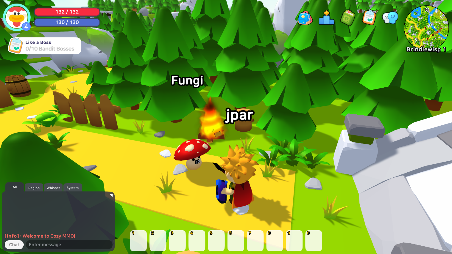 Cozy MMO project